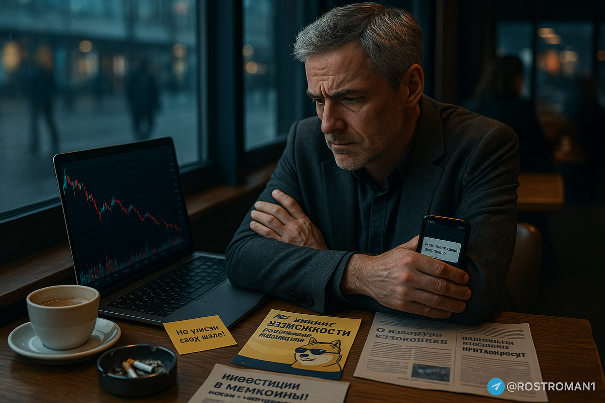    Стадный инстинкт в мемкоинах: почему 95% инвесторов теряют на взлёте альткоинов РоСТ | Роман о Системном Трейдинге