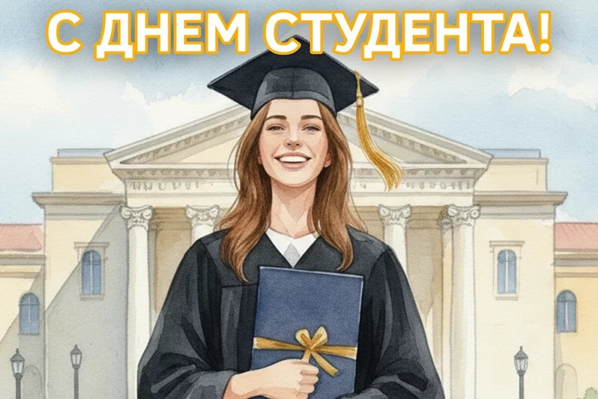    30+ открыток с Днем студента.