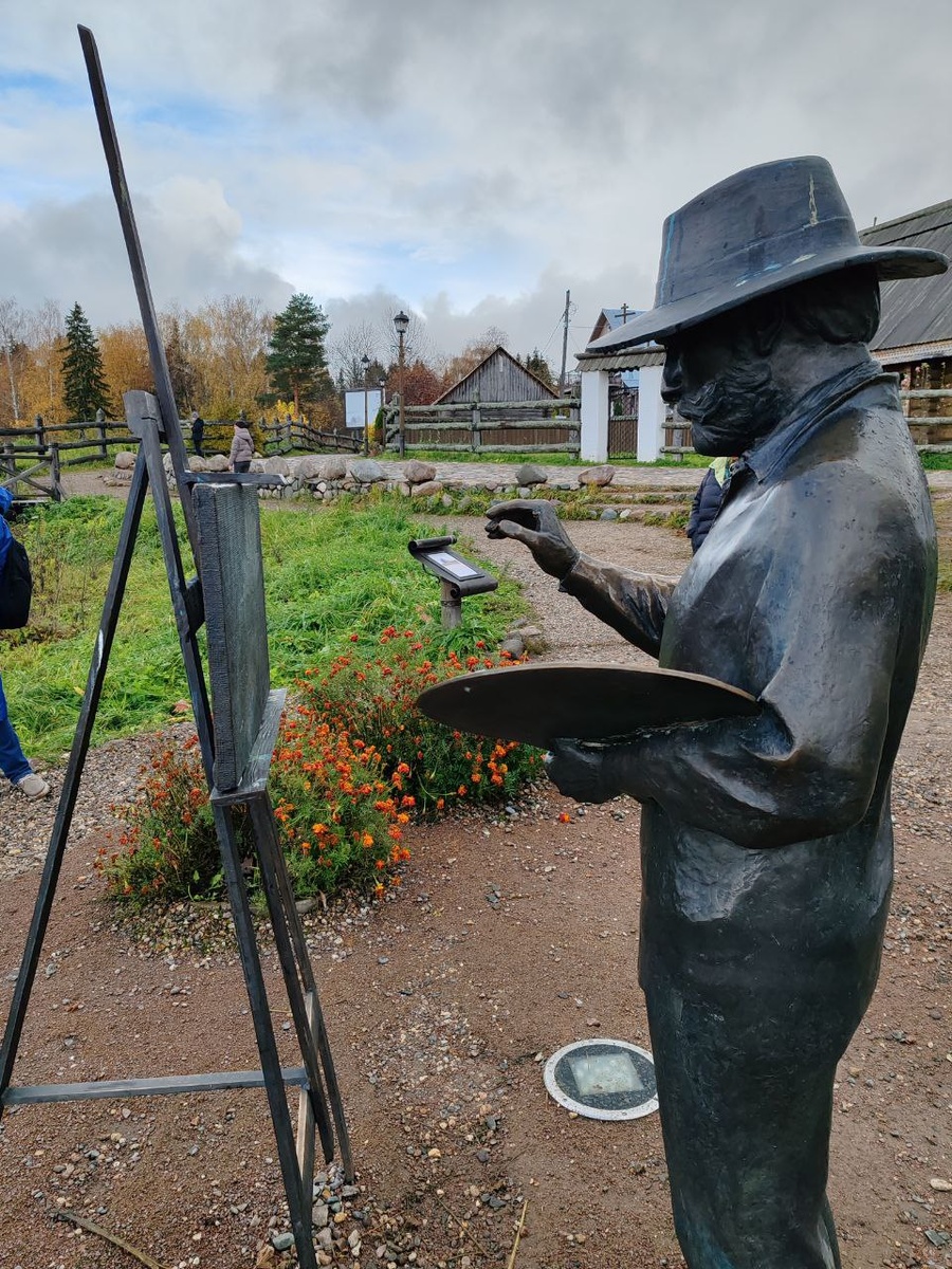 Памятник И.И. Левитану на Горе Левитана - очень атмосферное место