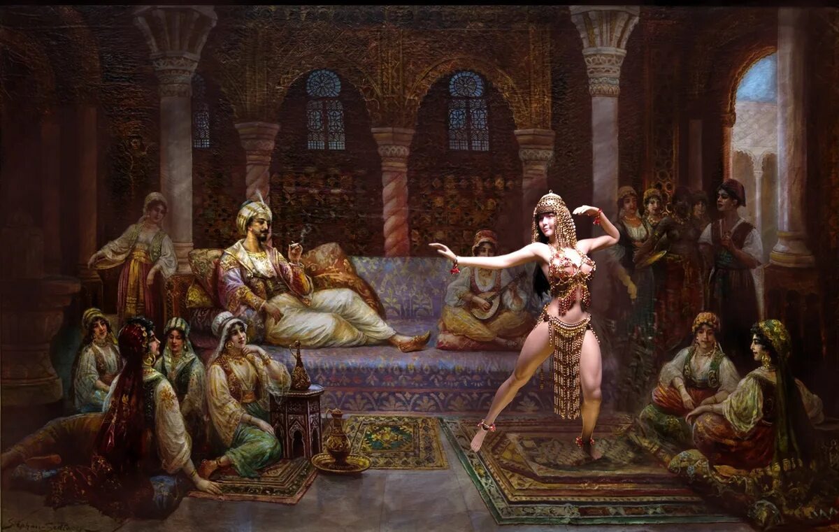 Гарем султана, арт из сети.