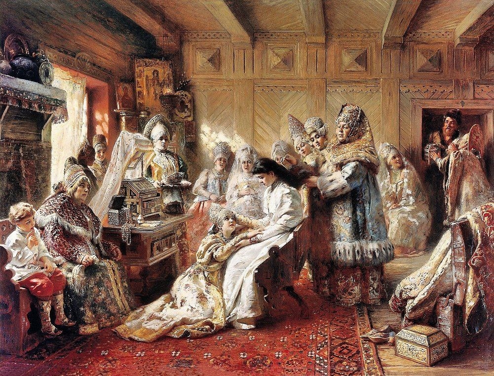 Константин Егорович Маковский «Под венец», 1890 год
