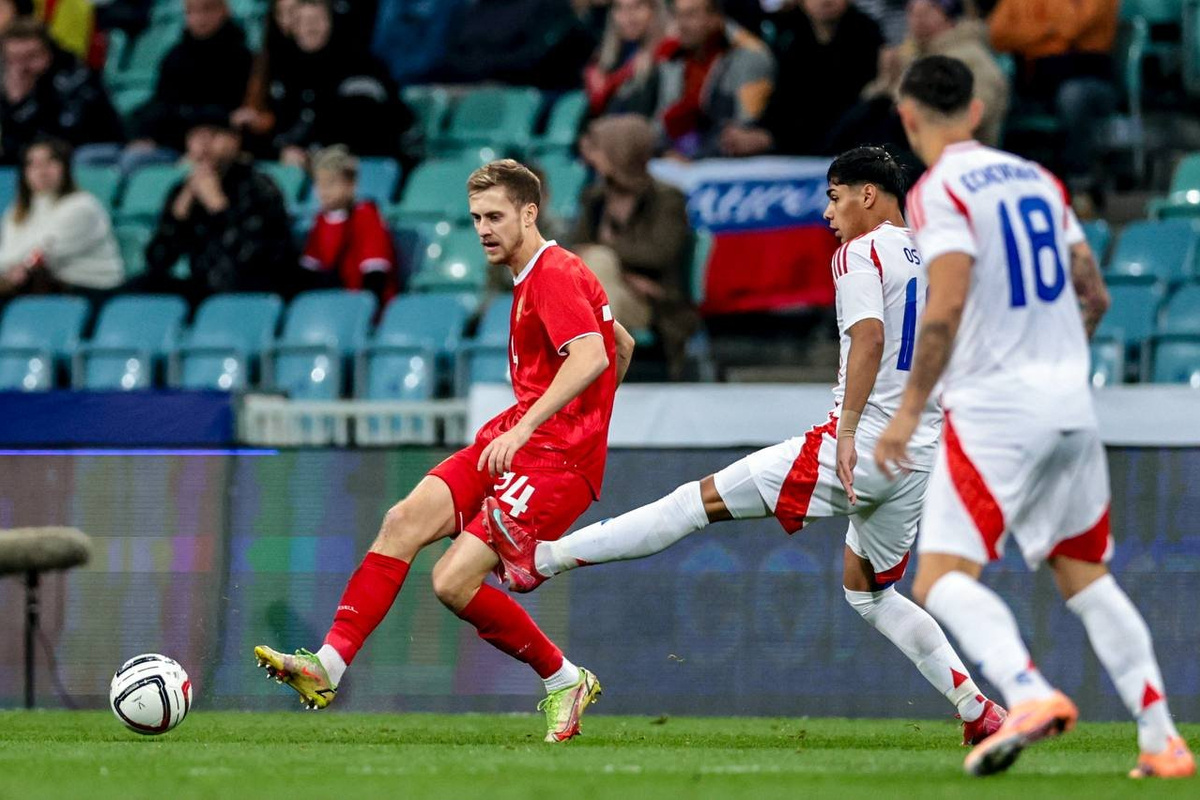 Матч сборных России и Чили 