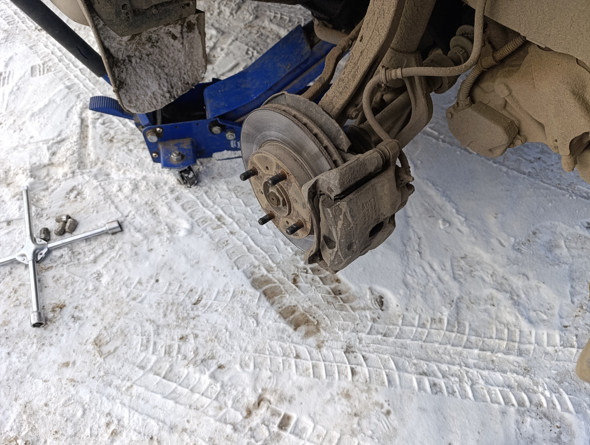 Тормозной диск и супорт