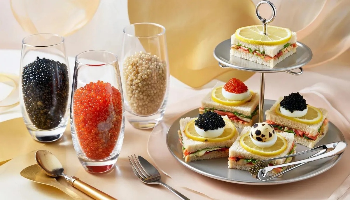 Икра 3-х видов 