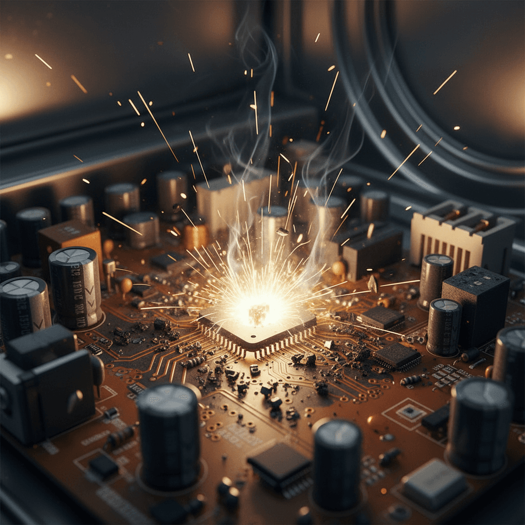 Сгорела микросхема