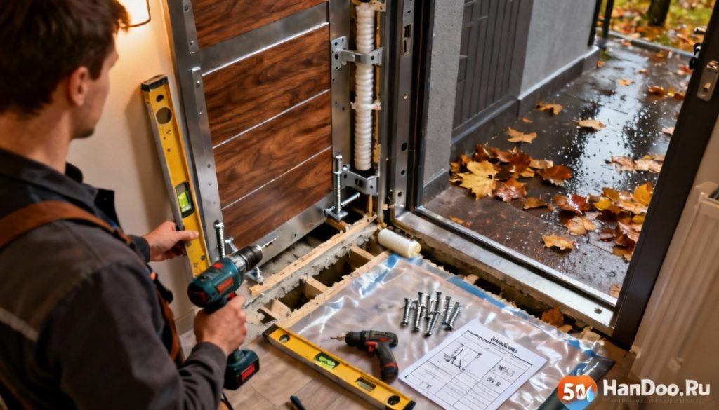    Как правильно установить входную металлическую дверь в квартиру Autor