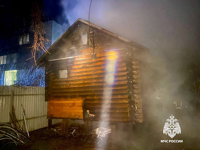 Под Тверью из-за печки выгорела баня в Чуприяновке
