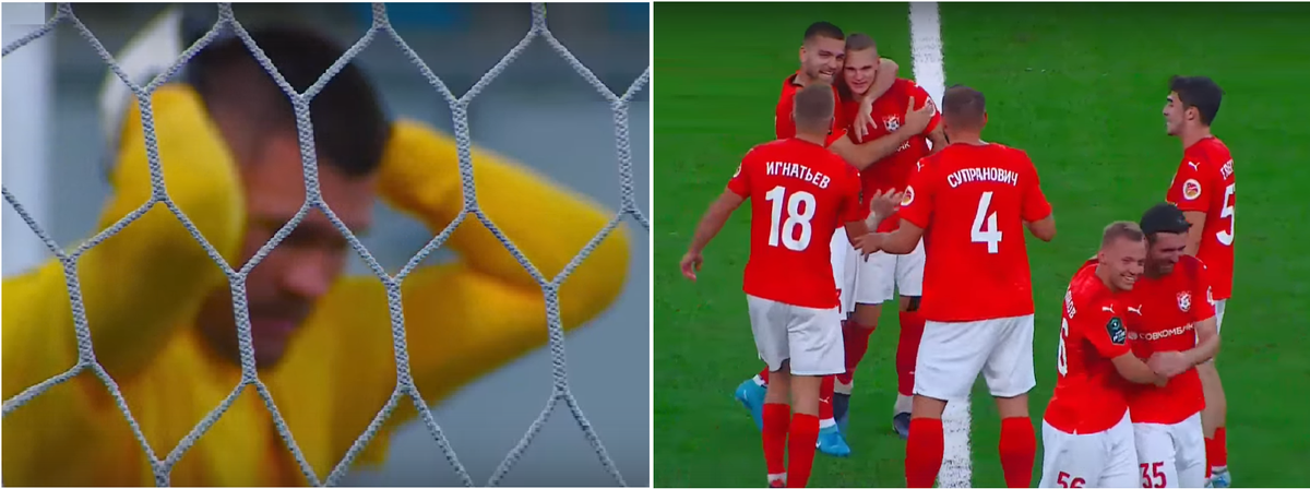 27 июля 2025 года. Футбольное грогги вратаря «Родины» #1 Сергея Айдарова и триумф футболистов костромского «Спартака» – после чудо-гола #5 Дениса Жилмостных