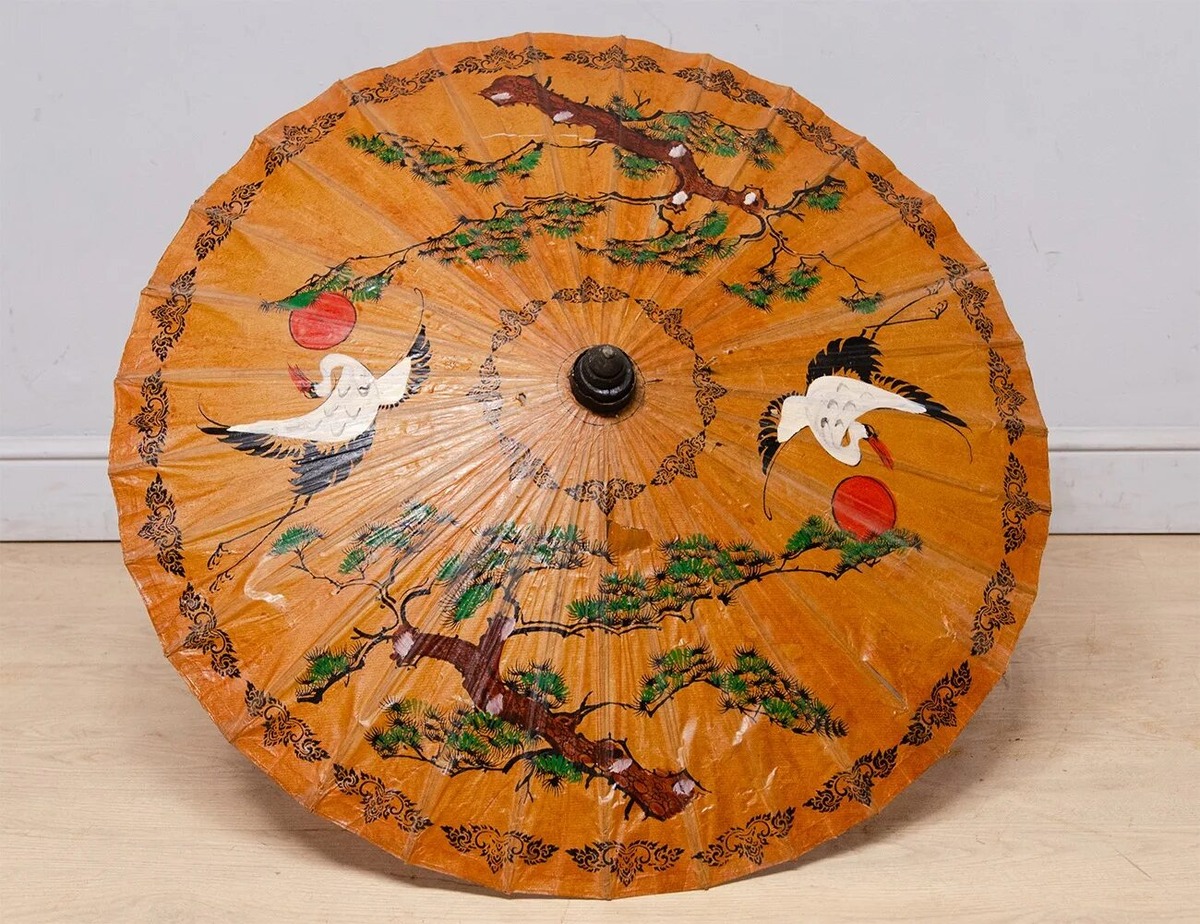 Японский вагаса — образец изящества и утилитарности. Такие зонты из бамбука и промасленной бумаги могли служить до десяти лет .