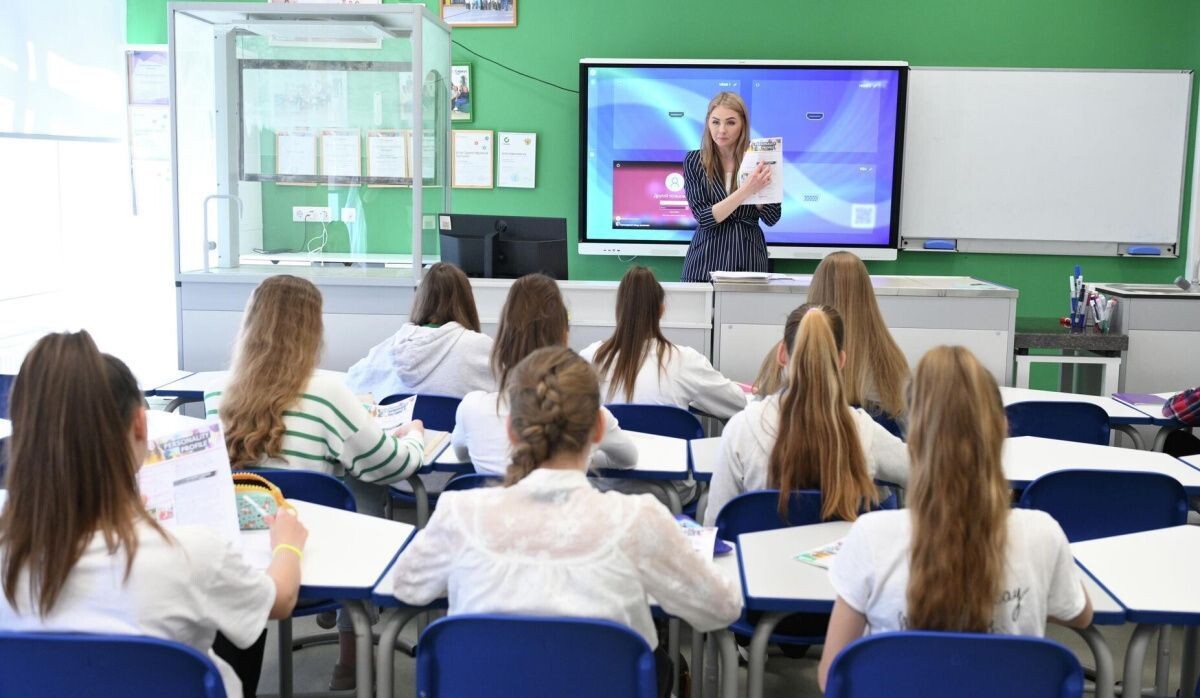     Урок в школе. Источник: © РИА Новости Автор фото: Екатерина Лызлова