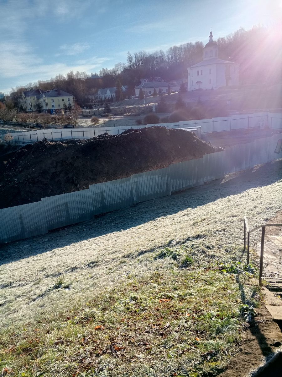 Вид сверху.