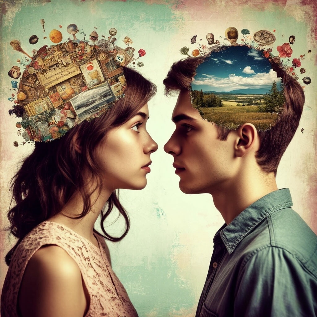 У каждого своё видение мира - некая призма, через которую он видит всё и анализирует окружающие события, эта призма собиралась в течение многих лет, накапливая весь прожитый человеком опыт и его внутренние качества, через неё каждый воспринимает мир