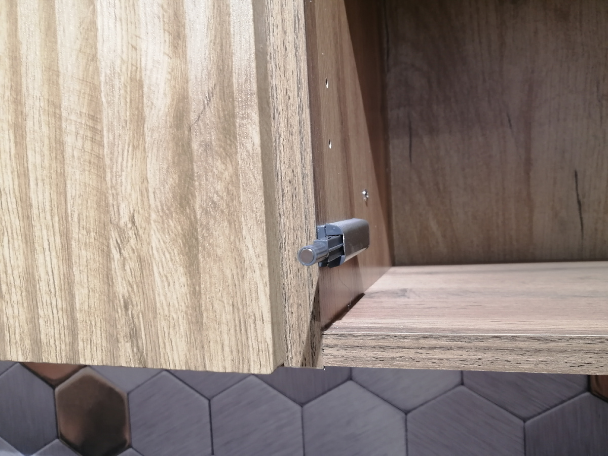 Так выглядит скрытый замок внутри 