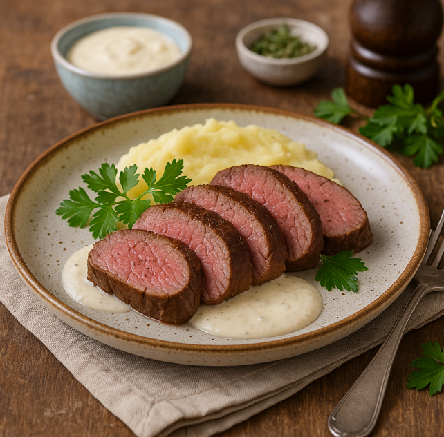 Говяжья вырезка с хреном рецепты от Дарики