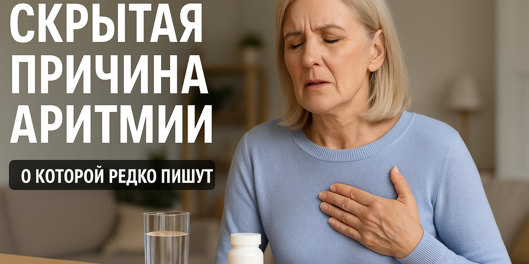 Скрытая причина аритмии, о которой редко пишут?