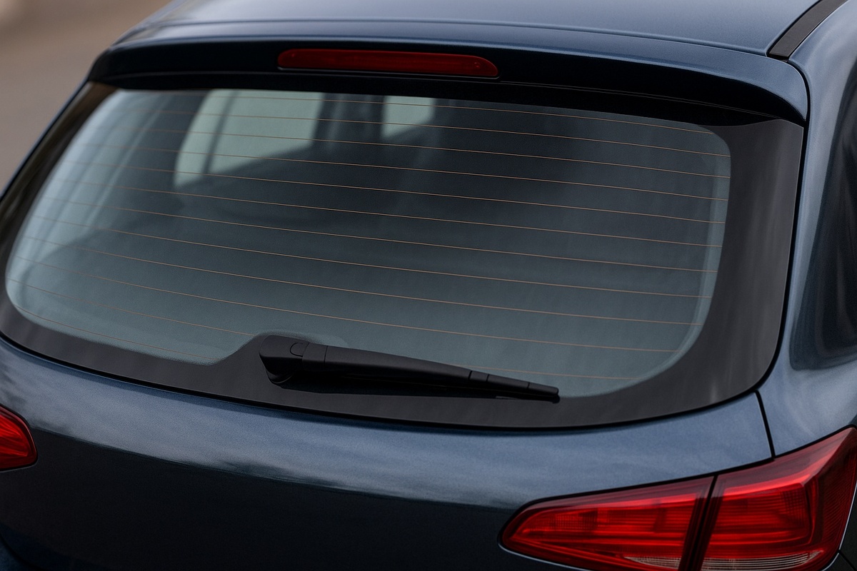    Линии на заднем стекле автомобиля — это дефростер