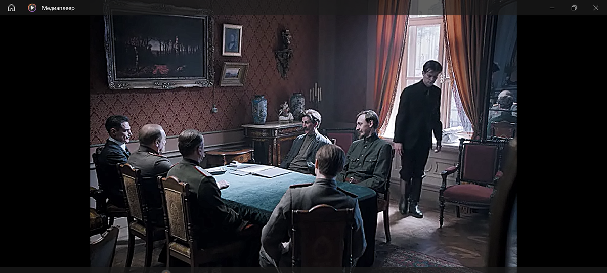 Генералы со Сталиным и Дзержинским замышляют Октябрьскую революцию