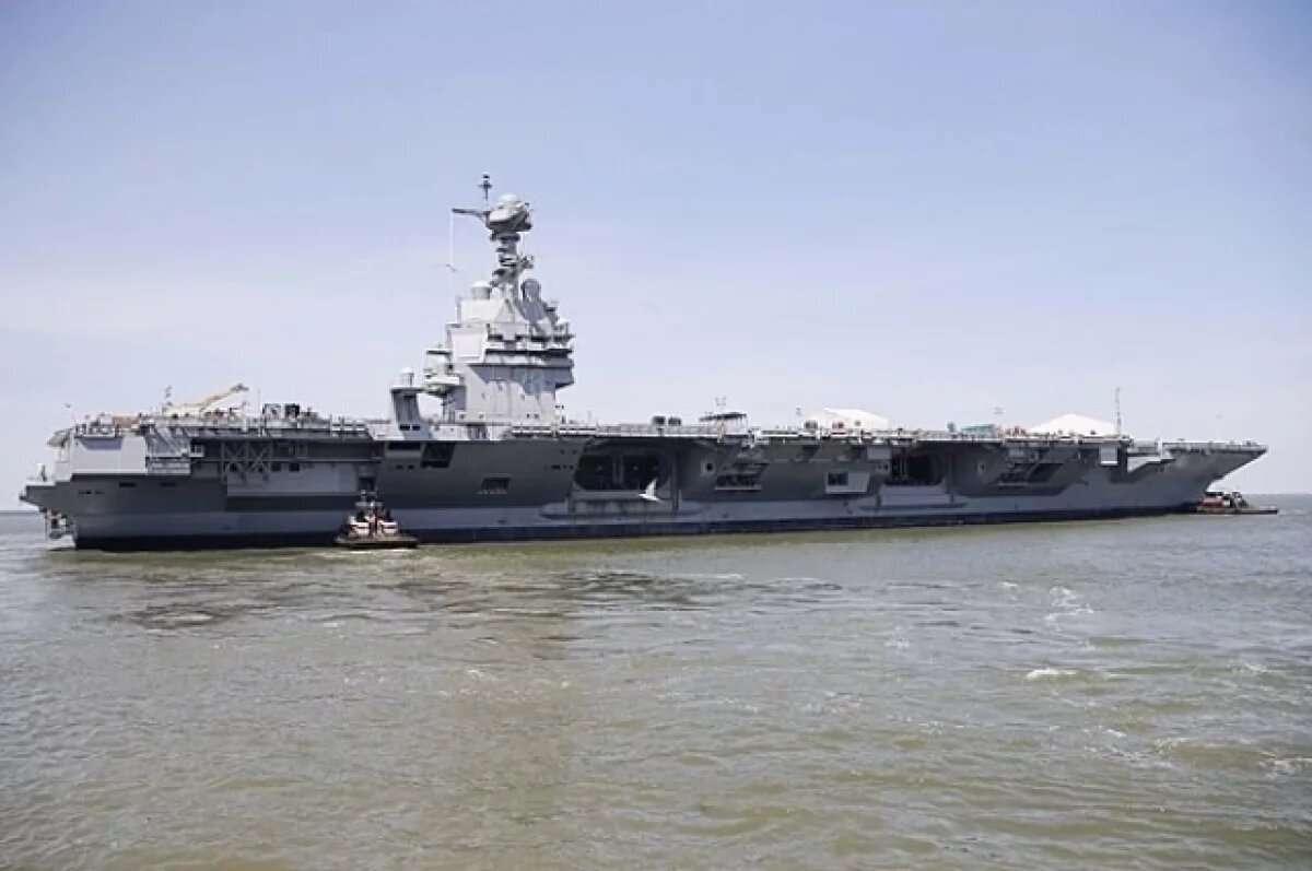    Авианосец Gerald Ford вошел в Карибское море