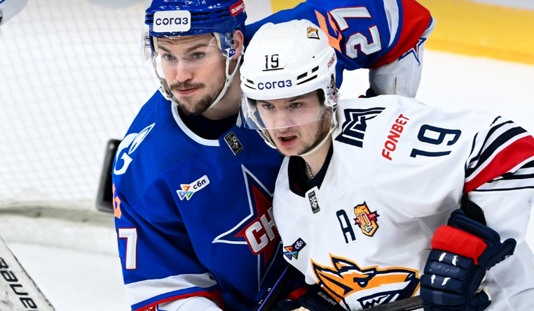 Владимир Ткачев забил СКА, но "Магнитке" это не помогло. Фото: соцсети