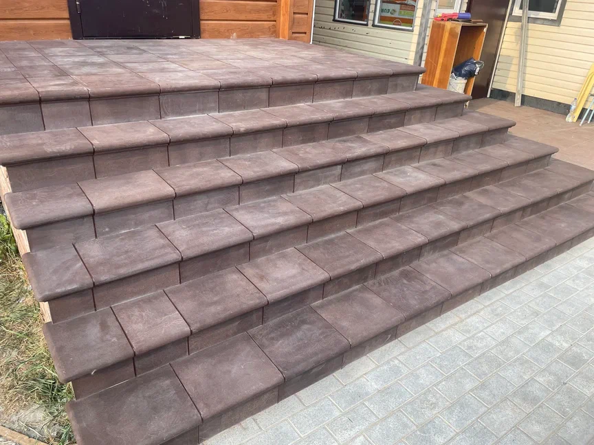 Ступени и крыльцо из ППК от WeEco