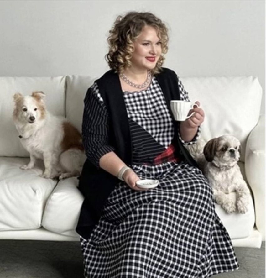 Татьяна Волкова, Боня и Бера. Фото: тгк Вирджиния Woof 