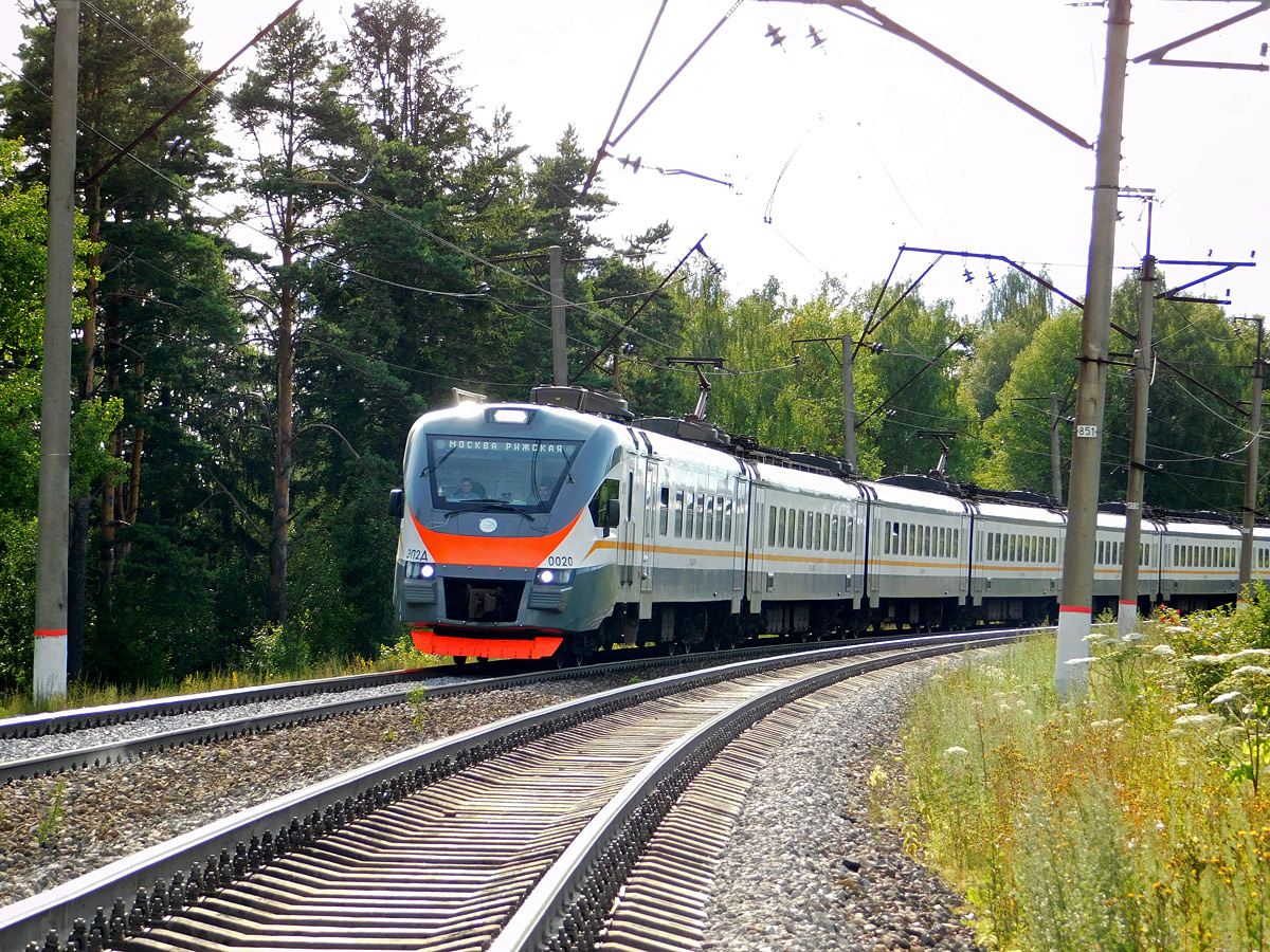Фото автора. ЭП2Д-0028 на перегоне Чисмена - Румянцево возле о.п. Лесодолгоруково, июль 2019