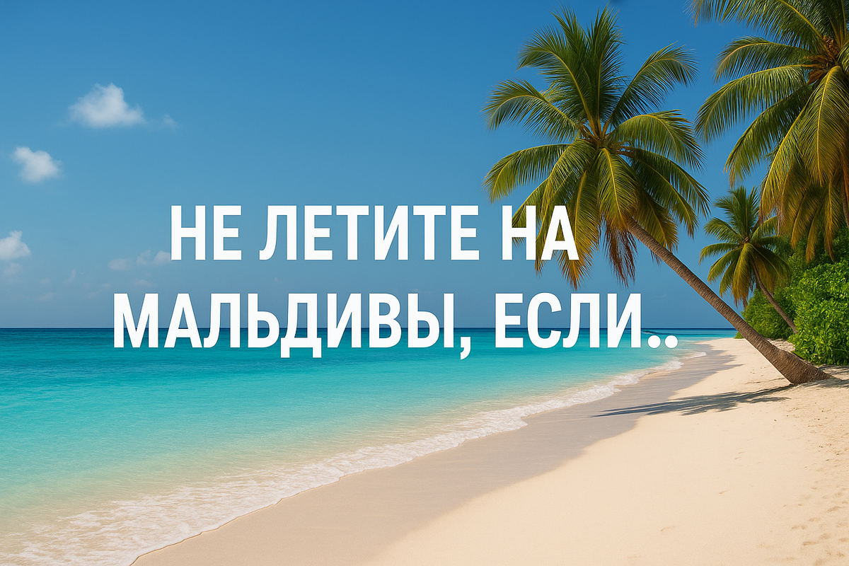 Кому и почему не стоит выбирать Мальдивы, как направление для отпуска.