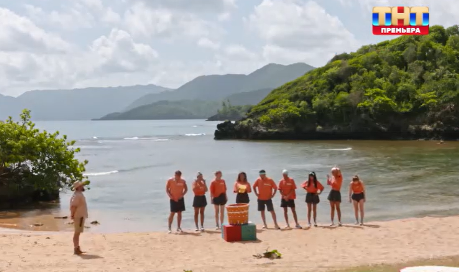 Кадр из шоу "Звезды в джунглях" 9 выпуск 22 ноября 2025