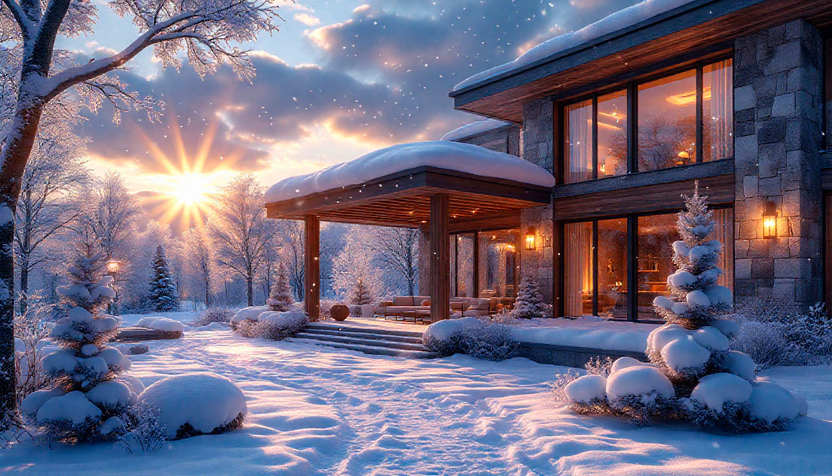 Создать дизайн зимнего сада легко, используя яркие декоративные растения, ледяные композиции, фигурную подсветку и аккуратные дорожки, чтобы подчеркнуть красоту участка даже под снегом.