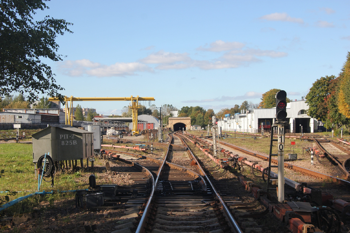 Вид на портал выезда из-под земли на поверхность