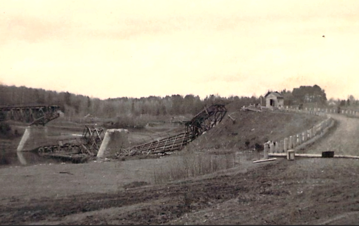 Старая Руза. Октябрь 1941 года. Изображение из открытых источников.