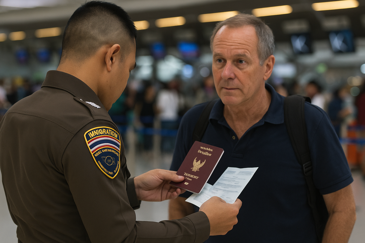 Ужесточение контроля на границе Таиланда для туристов.