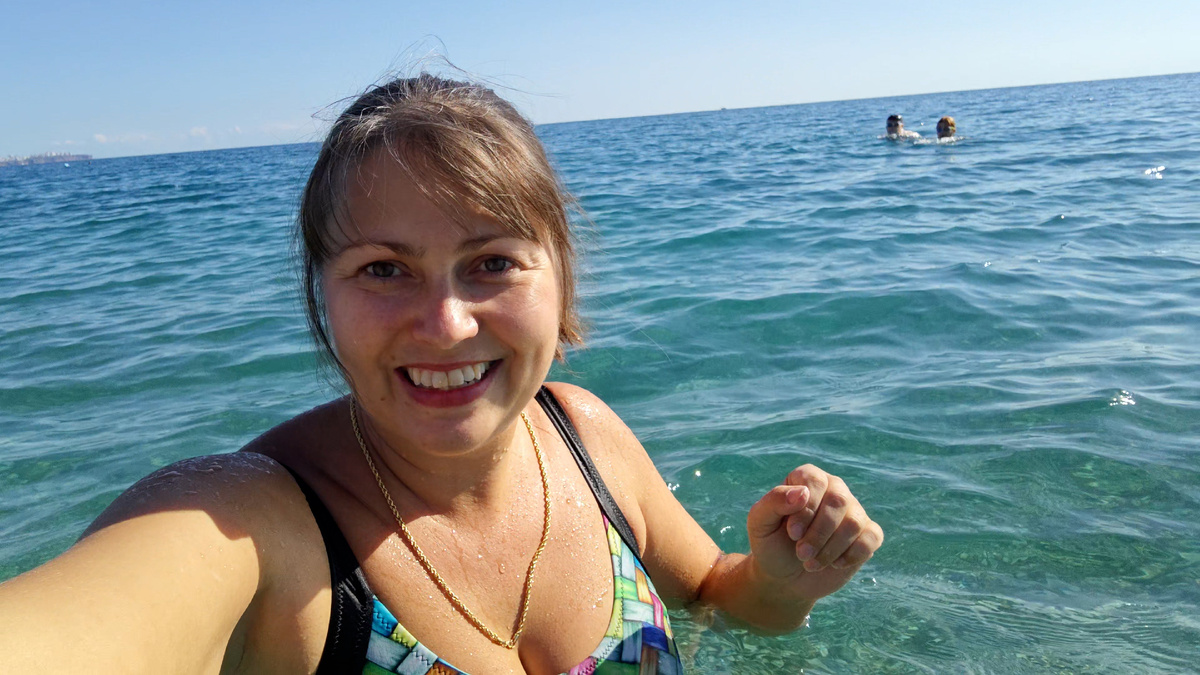 Я и мои дети там устраивают заплыв