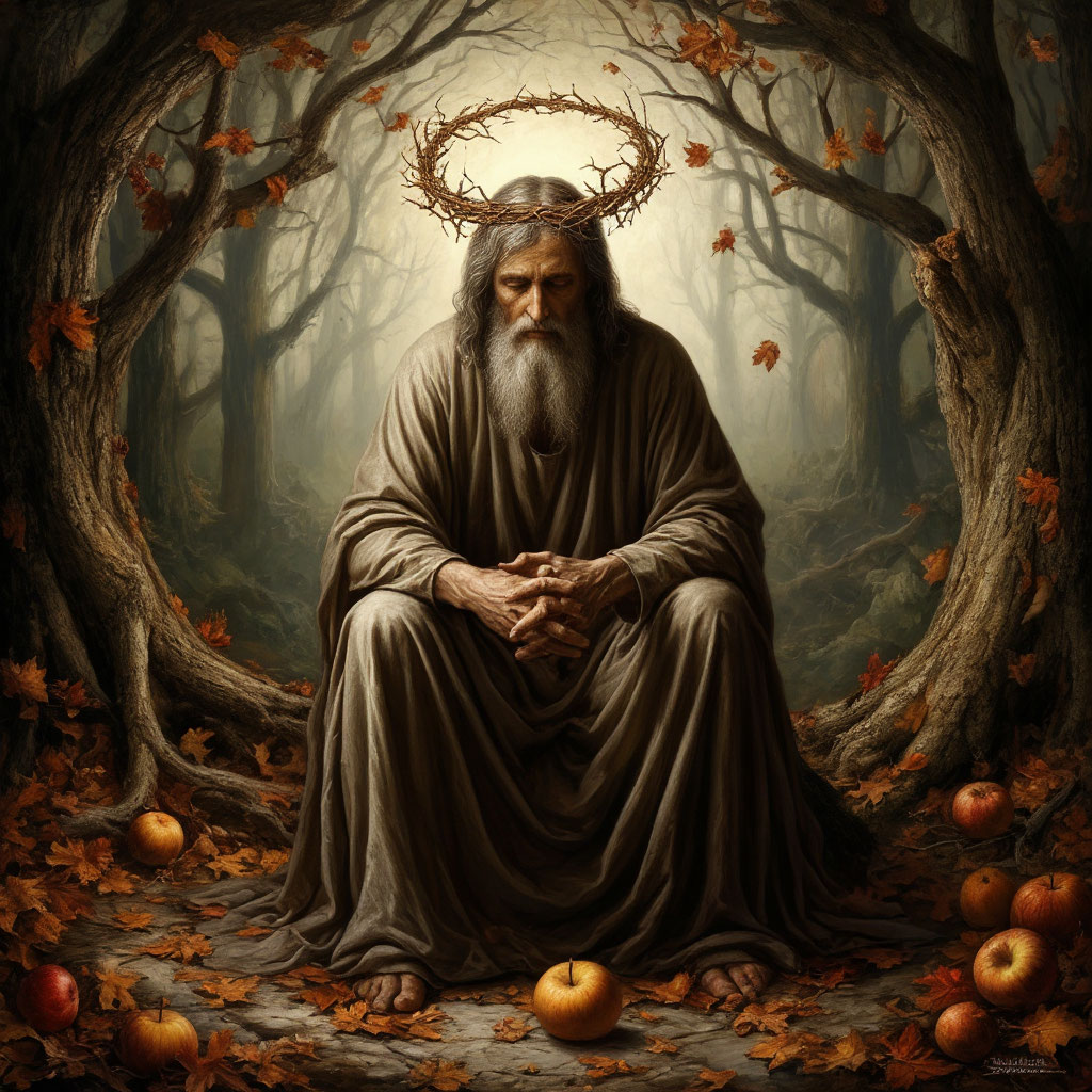 Сгенерировано ИИ- Душа страдает.