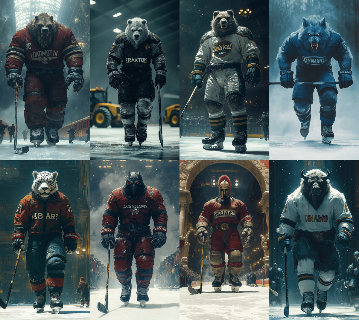 Автор изображений маскотов telegram-канал @skalk1n_motion