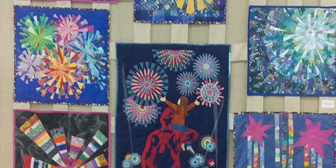 На выставке...