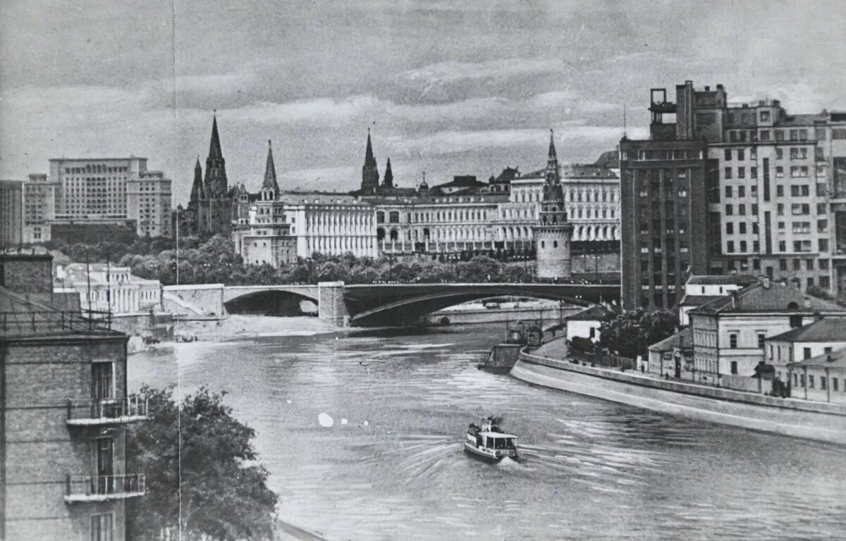Москва 1935-х. Изображение из открытых источников.