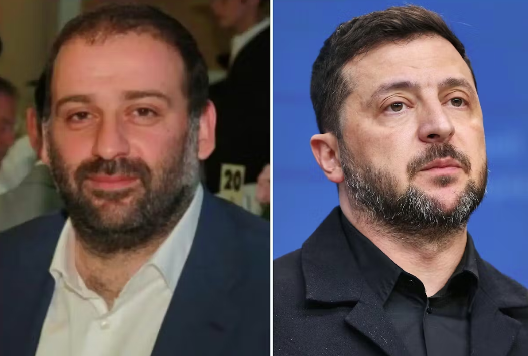 Зеленский под давлением: его бывший компаньон Тимур Миндич (слева) бежал из Украины незадолго до облавы ©Belriner Zeitung /dpa/ imago