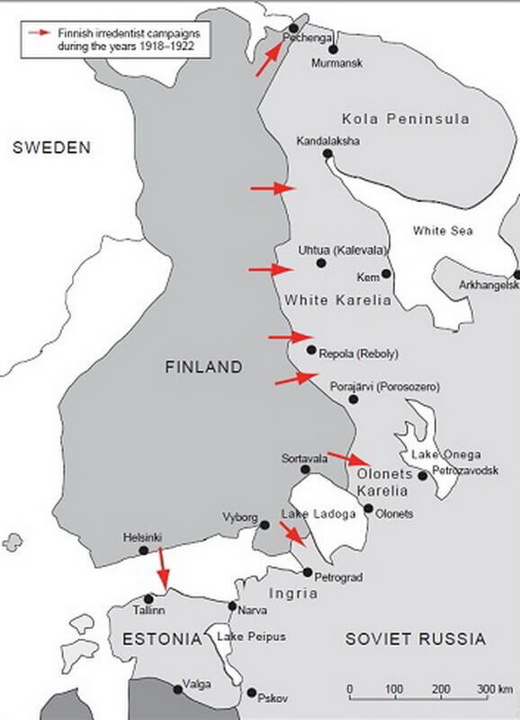 Советско-финские войны 1918-1922 г. Фото из интернета