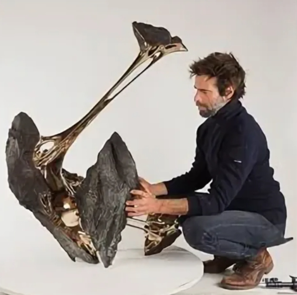 Работы художника и скульптора Ромена Ланглуа.