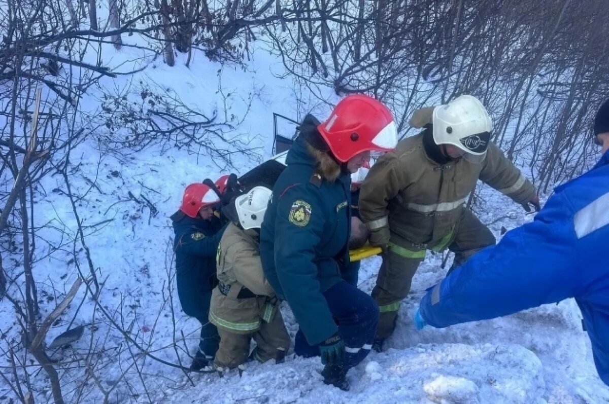    Водитель на Toyota Corolla Axio пострадал, съехав в кювет на Камчатке