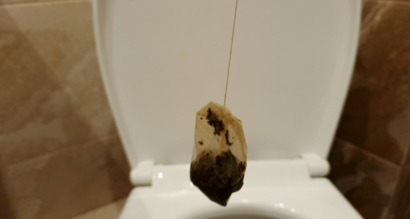    Уходя из дома, бросаю чайный пакетик в унитаз - волшебный совет опытной горничной