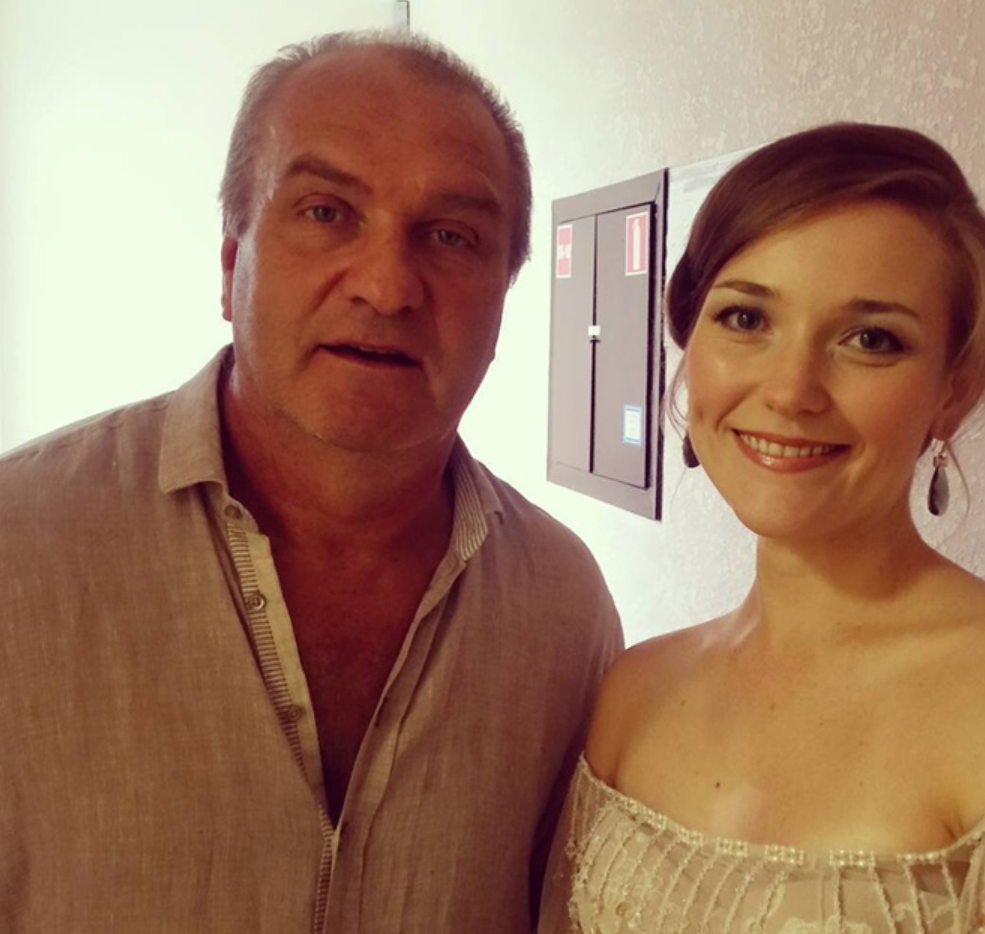 Александр Балуев с дочерью