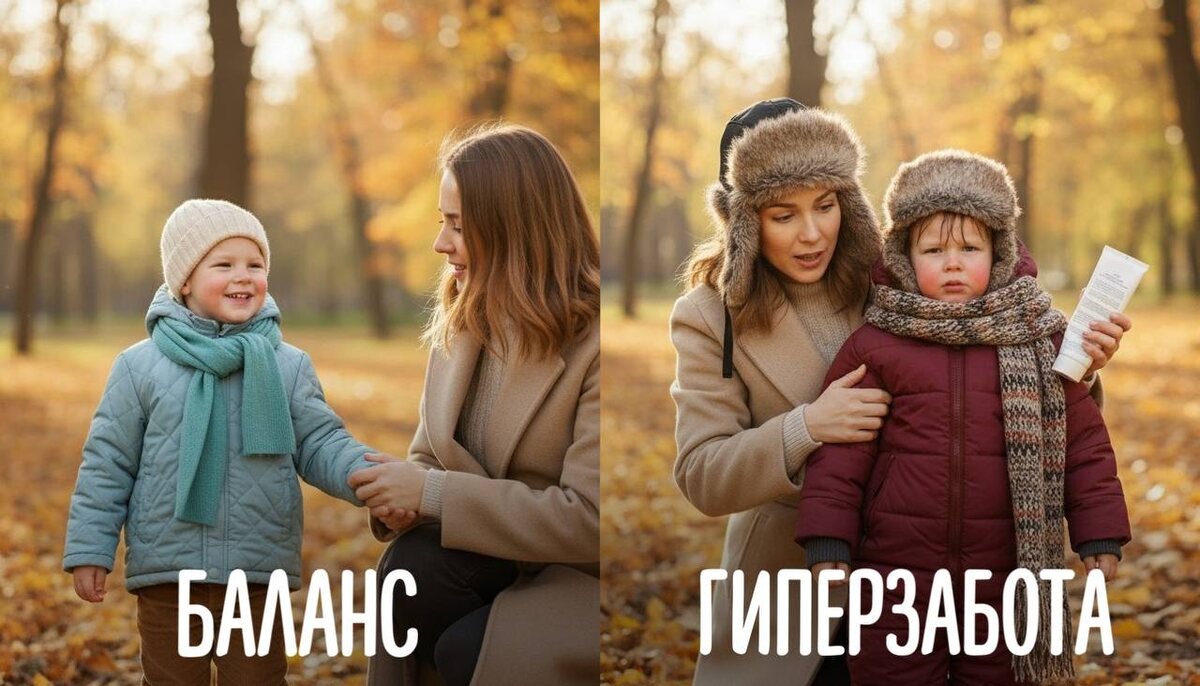 и не превратить заботу в гиперопеку.