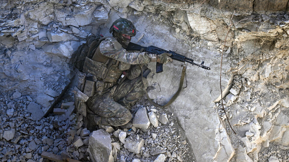     Штурмовик Чупин неделю в одиночку удерживал позицию РИА Новости/Станислав Красильников