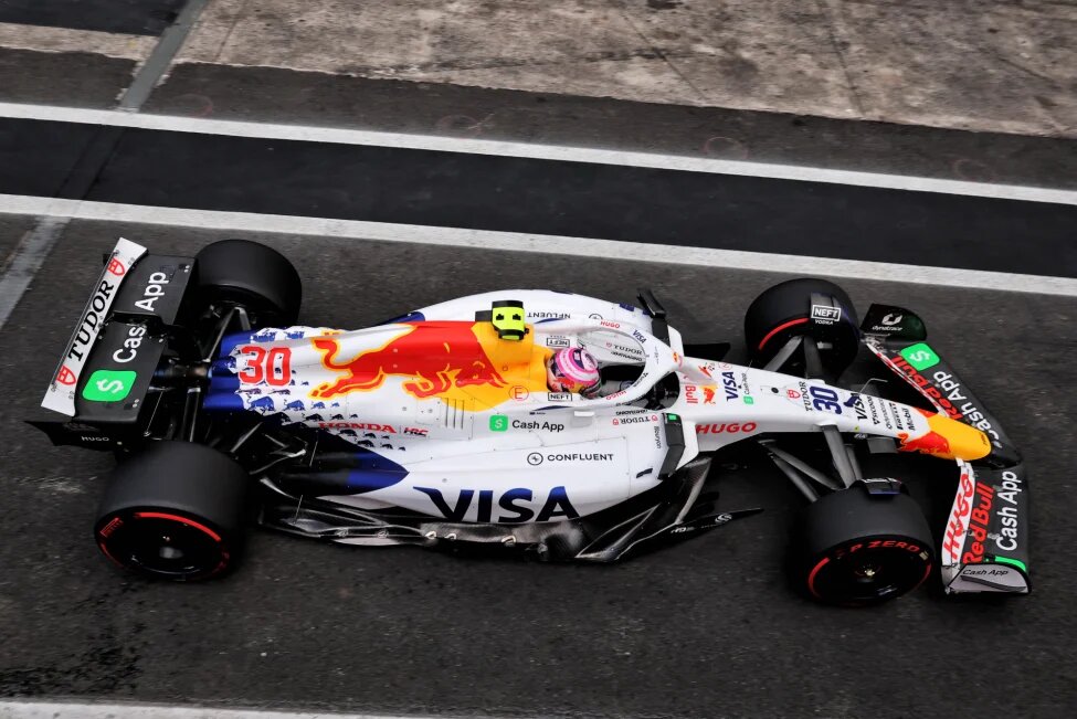 Лиам Лоусон на гран-при Бразилии