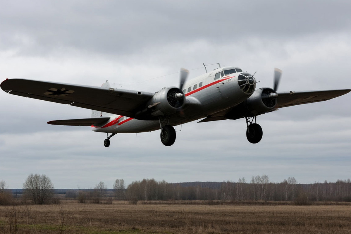 В момент авиакатастрофы на борту находились 19 пассажиров и четыре члена экипажа.  Фото: Изображение сгенерировано с помощью ИИ / Маргарита Неклюдова
