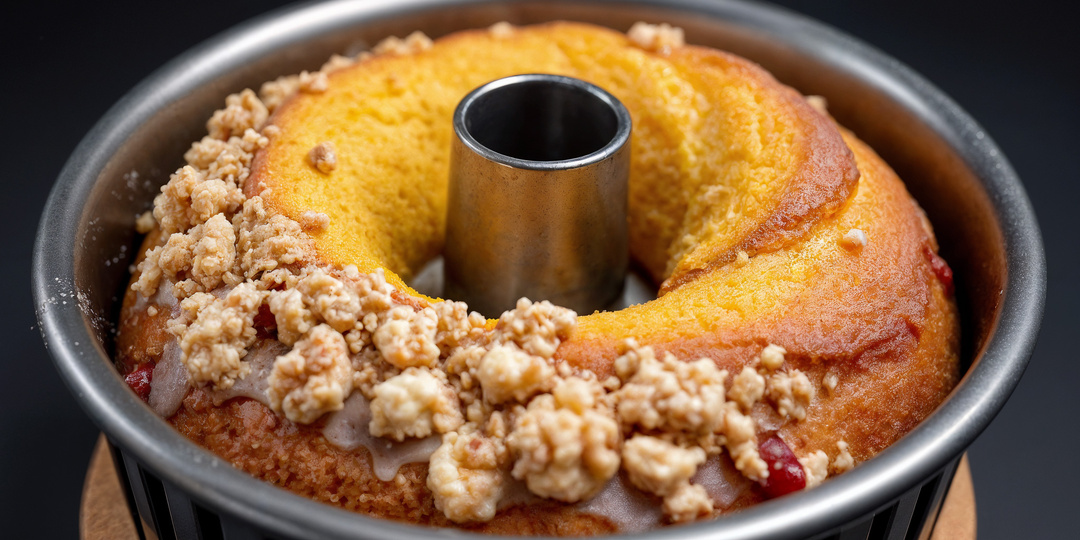 Ароматный пирог с джемом и ореховой корочкой — готовлю по простому рецепту