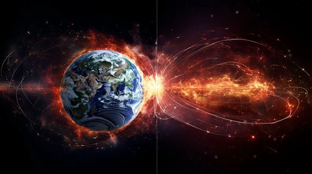 Солнечная активность возвращается: край плазмы X4.0 достиг Земли. Фото: 1MI