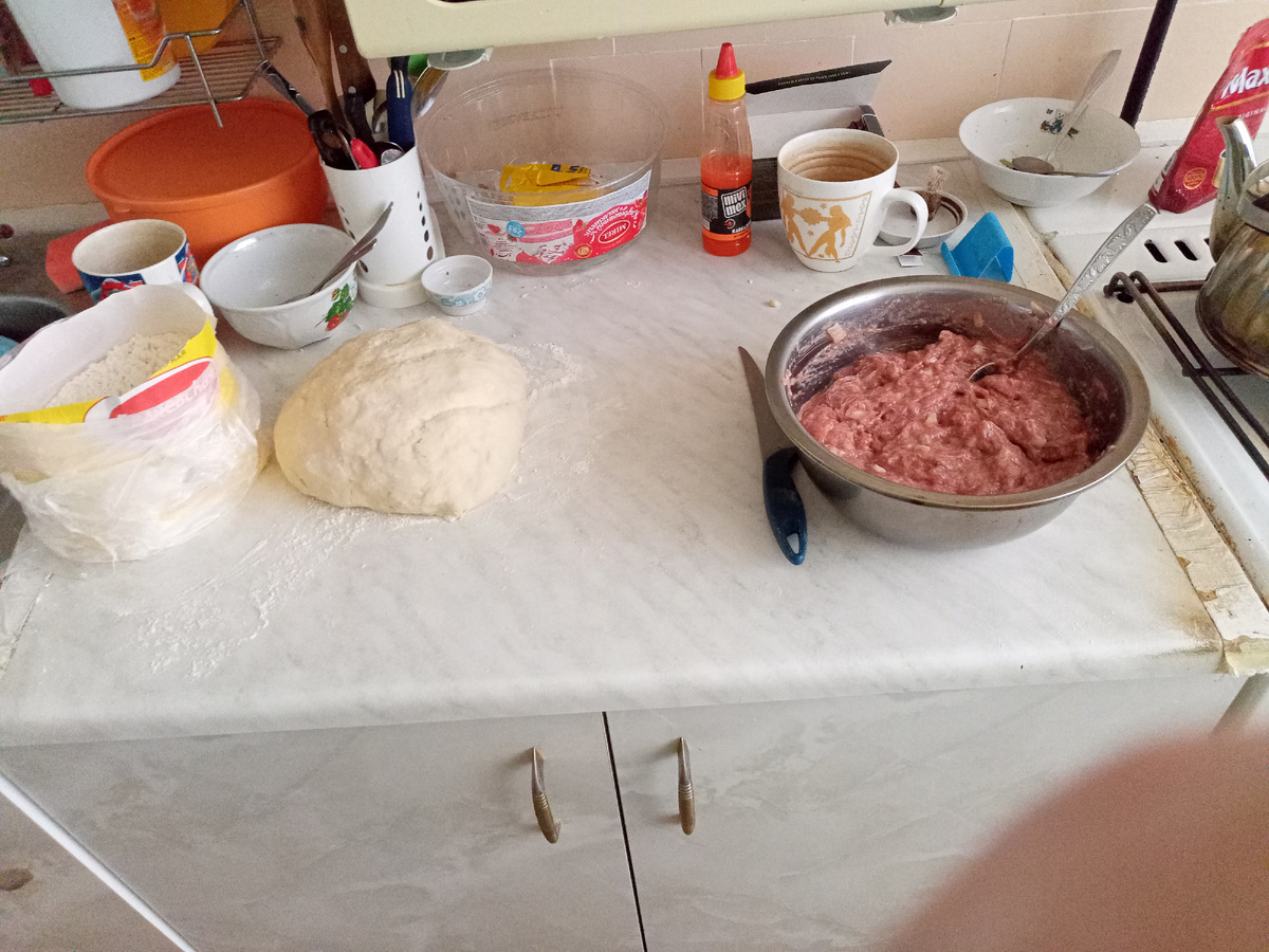 В фарш куриный я добавила мелко нарезанный лук репчатый и специи 😘